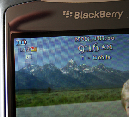 BlackBerry with lots of unread messages