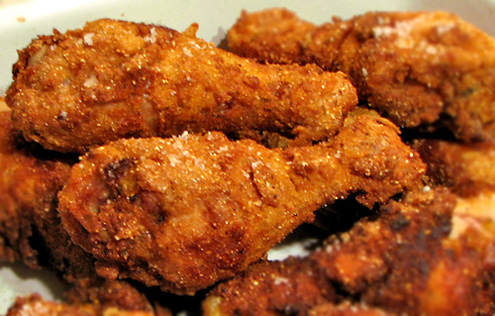 fried chicken - The worst foods to eat while playing video games